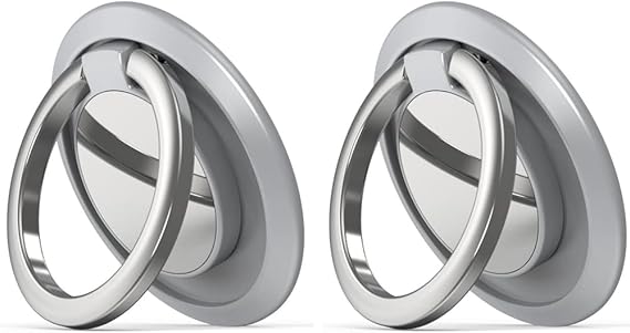 Magnetic Phone Ring Stent | Silver Magnetic Phone Ring Stent | Silver